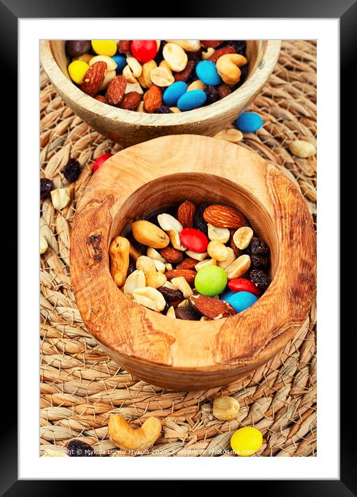 The perfect mix nut snack. Framed Mounted Print by Mykola Lunov Mykola