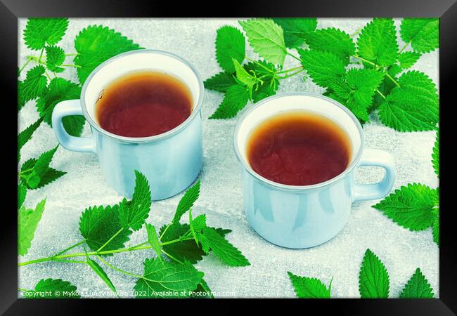 Medicinal herbal tea. Framed Print by Mykola Lunov Mykola
