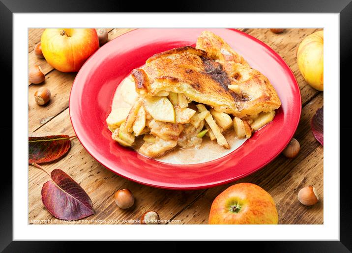 Homemade apple pie Framed Mounted Print by Mykola Lunov Mykola