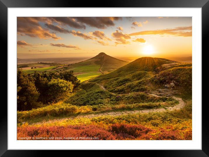 Path you Roseberry Framed Mounted Print by Northern Wild