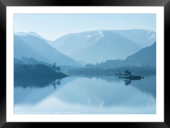 Ullswater Blues Framed Mounted Print by Northern Wild