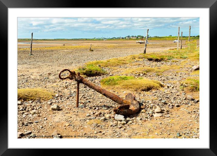 Ravenglass Beach Cumbria Framed Mounted Print by chris hyde