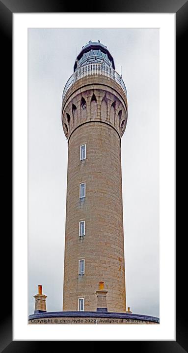 Ardnamurchan Lighthouse Framed Mounted Print by chris hyde