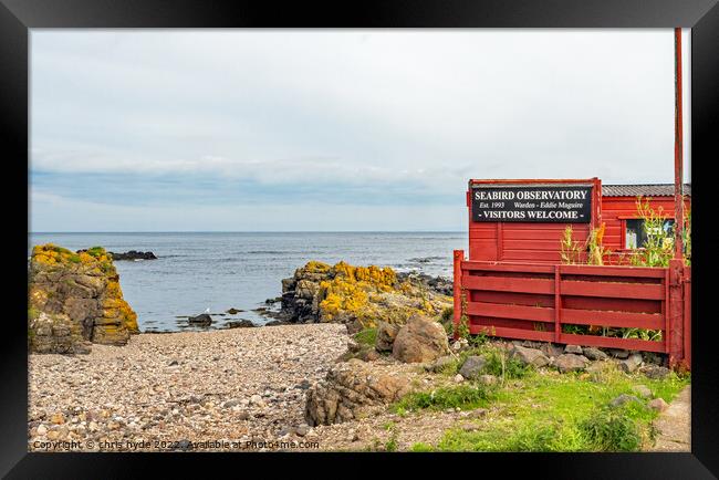 Machrihanish Bird Observatory Framed Print by chris hyde