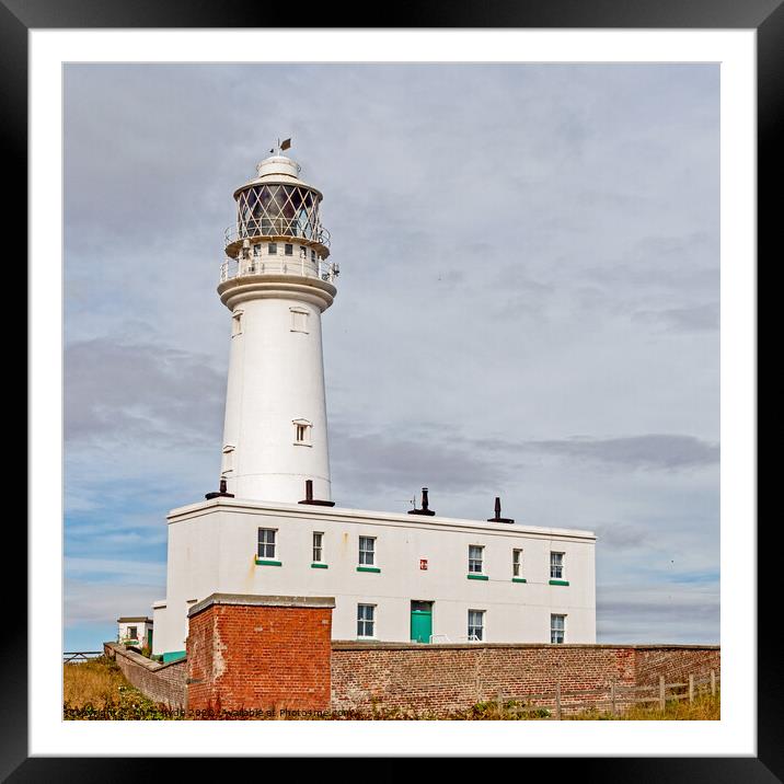 Flanborough Head Lighthouse 2 Framed Mounted Print by chris hyde