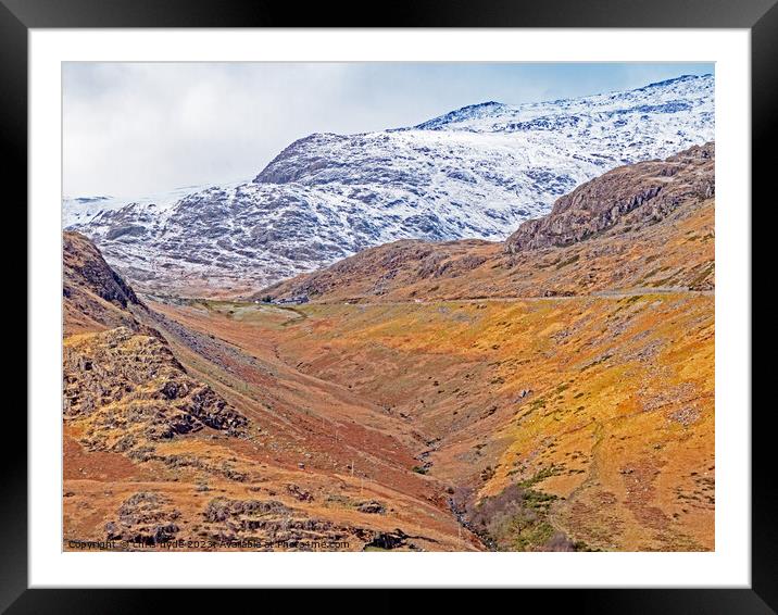 Pen y Pas Road Framed Mounted Print by chris hyde