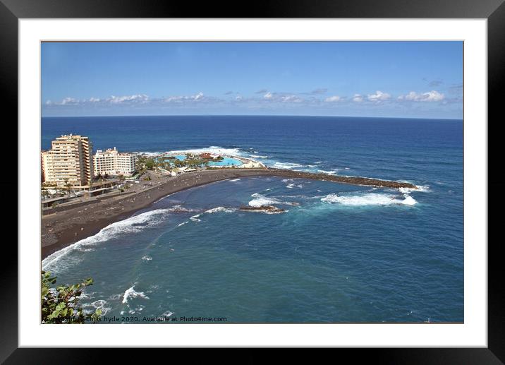 Puerta De La Cruz Framed Mounted Print by chris hyde