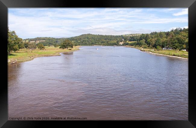 River conway Framed Print by chris hyde