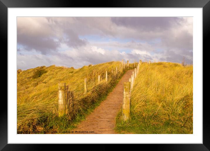 Talacre Beach 1 Framed Mounted Print by chris hyde