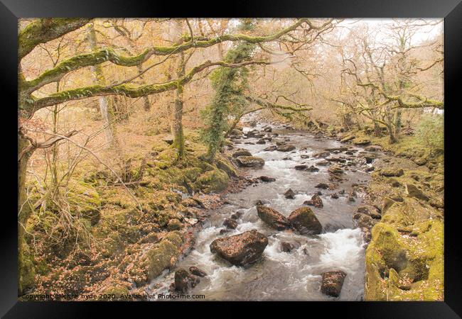 River Conway 1 Framed Print by chris hyde