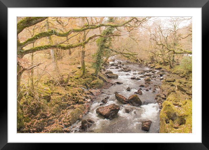 River Conway 1 Framed Mounted Print by chris hyde