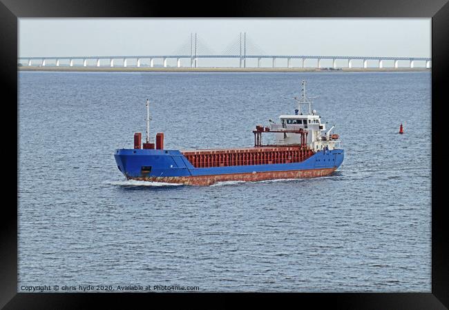 MV Aspen Bulk Carrier Framed Print by chris hyde