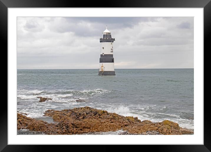 Ponmen Lighthouse  Framed Mounted Print by chris hyde