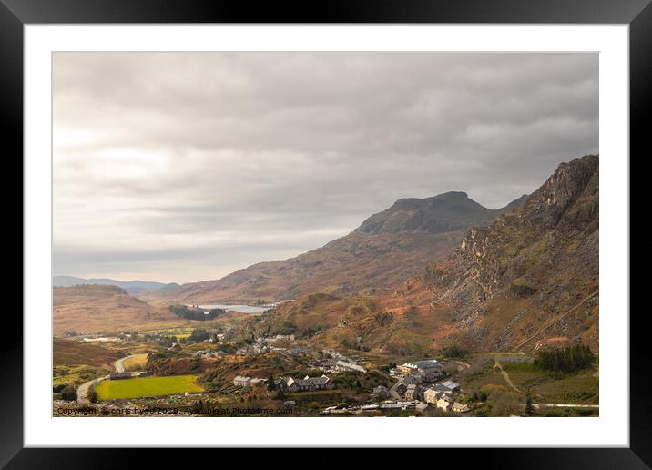 Blaenau Ffestiniog Framed Mounted Print by chris hyde