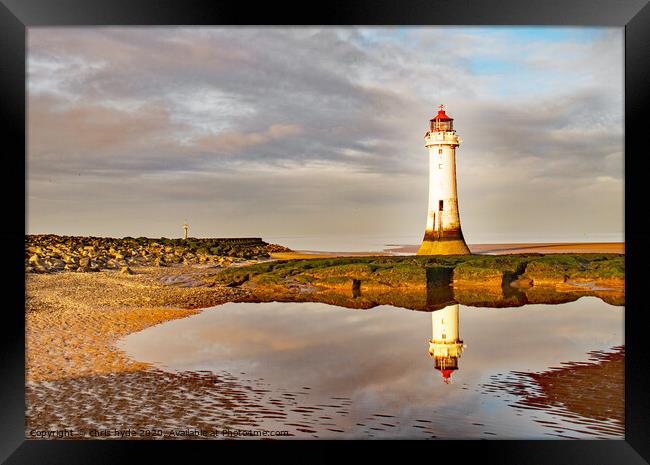 New Brighton Lighthouse 3 Framed Print by chris hyde