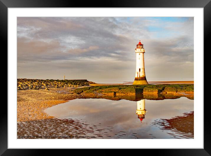 New Brighton Lighthouse 3 Framed Mounted Print by chris hyde