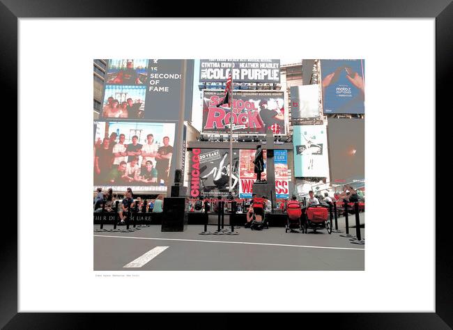 Times Square (Manhattan [New York]) Framed Print by Michael Angus