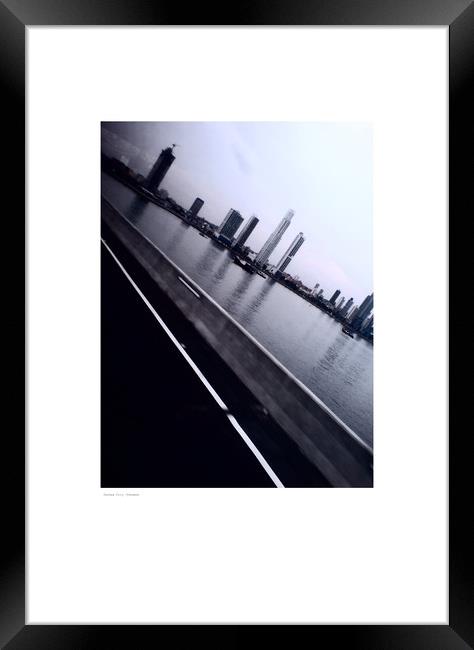 Panama City Highway (Panama) Framed Print by Michael Angus
