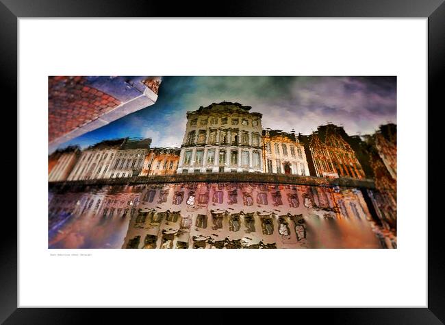 Ghent Reflections (Ghent [Belgium]) Framed Print by Michael Angus