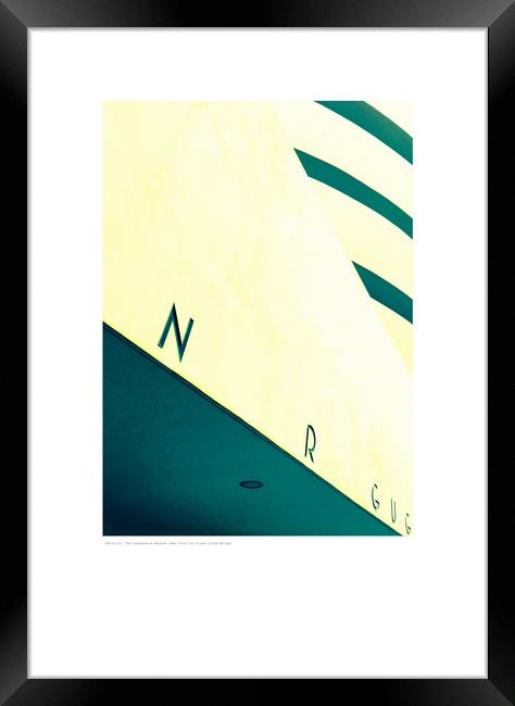 Guggenheim Museum Exterior NY Framed Print by Michael Angus
