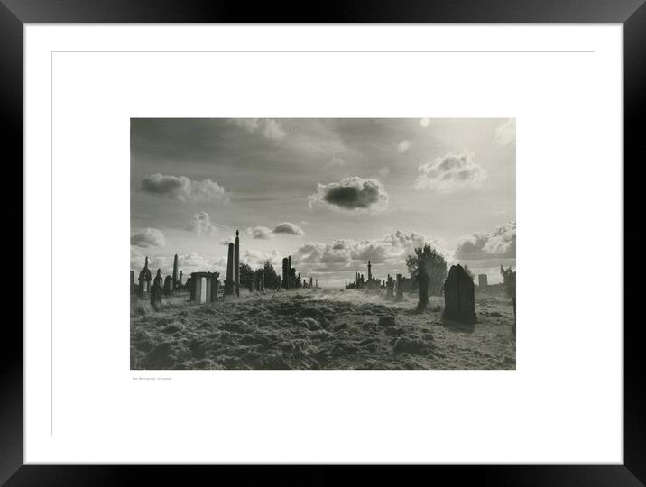 The Necropolis (Glasgow) Framed Mounted Print by Michael Angus