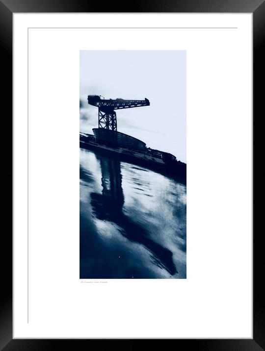 The Finnieston Crane (Glasgow) Framed Mounted Print by Michael Angus