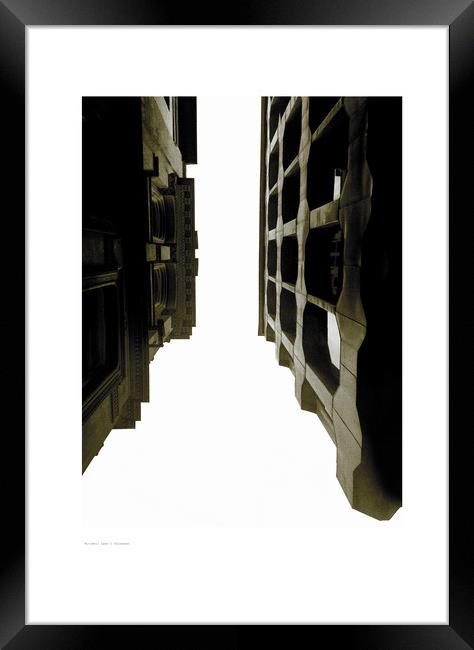 Mitchell Lane I (Glasgow) Framed Print by Michael Angus