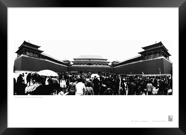 The Forbidden City (Beijing [China]) Framed Print by Michael Angus