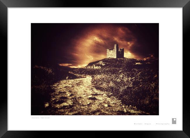 Castle Varrich – Tongue (Scotland) Framed Print by Michael Angus