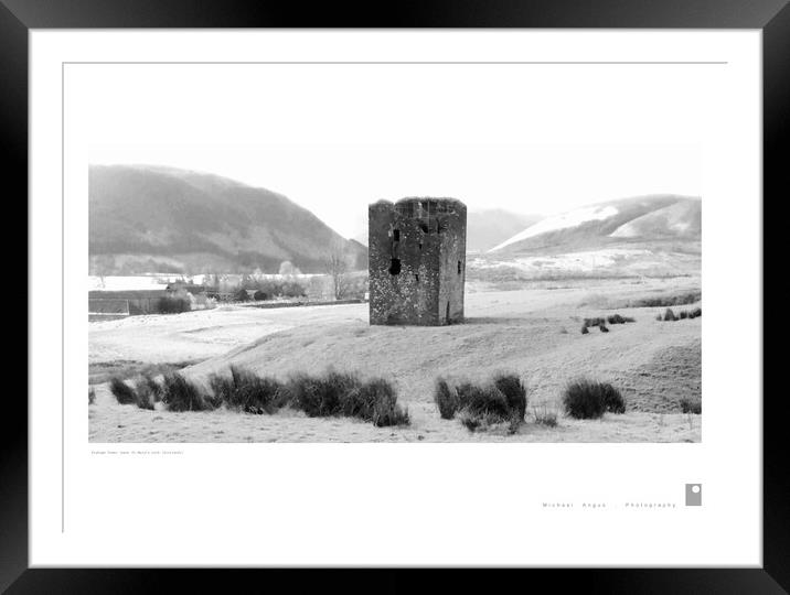 Dryhope Tower (St Marys Loch [Scotland]) Framed Mounted Print by Michael Angus