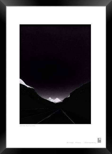 Hope Highway (The Rockies [Canada]) Framed Print by Michael Angus