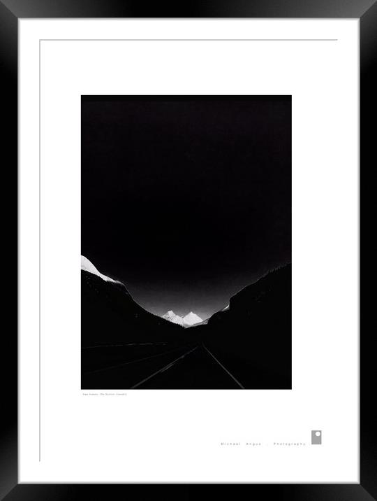 Hope Highway (The Rockies [Canada]) Framed Mounted Print by Michael Angus