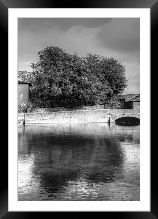 Finchingfield Essex BW Framed Mounted Print by David French