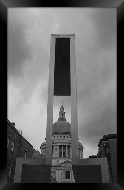 St Pauls Cathedral Framed Print by David French