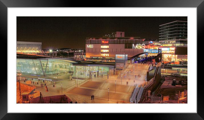 Westfield Shopping City HDR Framed Mounted Print by David French