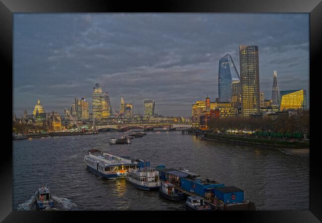 City of London Skyline Framed Print by David French