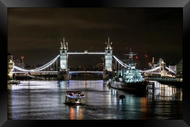 Tower Bridge London Framed Print by David French