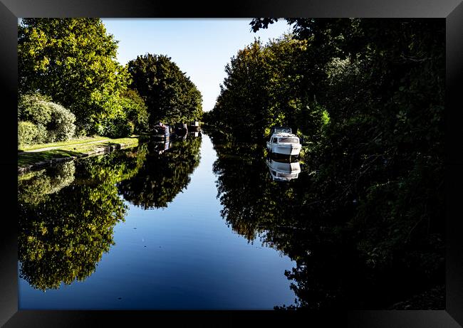 Rufford top lock  Framed Print by David French