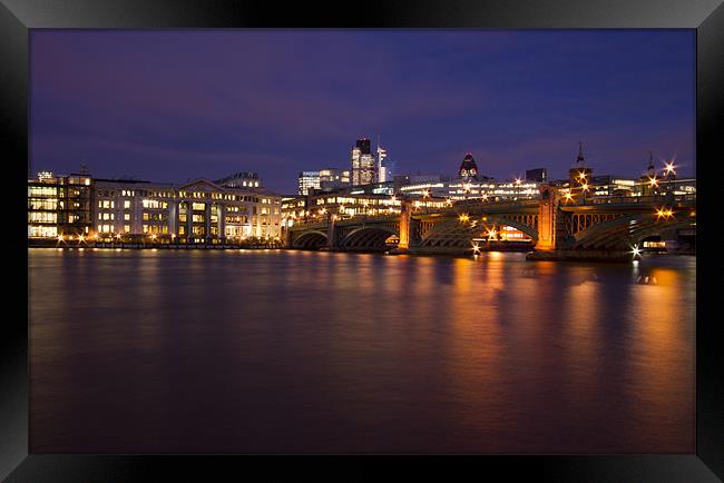 London Skyline Framed Print by David French