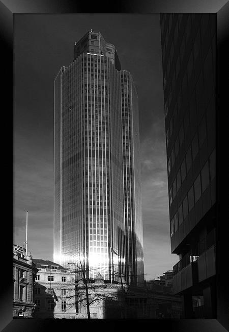 Tower 42 London Framed Print by David French