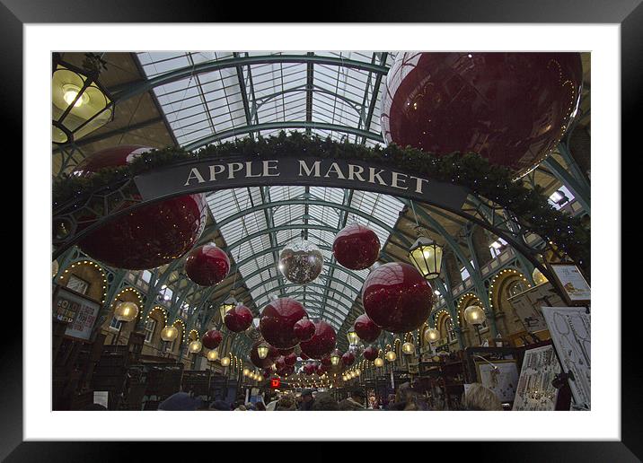 Covent Garden Market Framed Mounted Print by David French