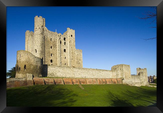 Rochester Castle Kent Framed Print by David French