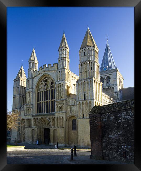 Rochester Cathedral Framed Print by David French