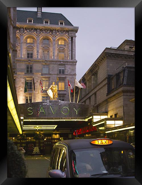 The Savoy London Framed Print by David French