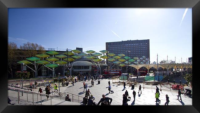 Stratford gateway to 2012 Olympics Framed Print by David French