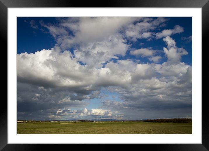 Cloud formations Lancashire Framed Mounted Print by David French