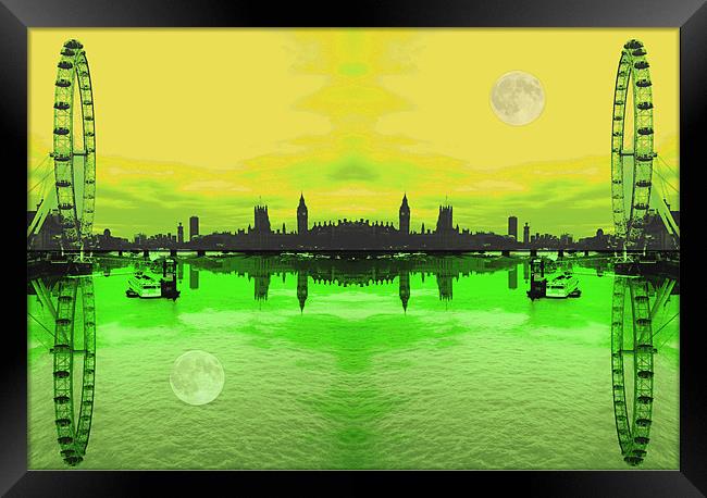 London Skyline Framed Print by David French