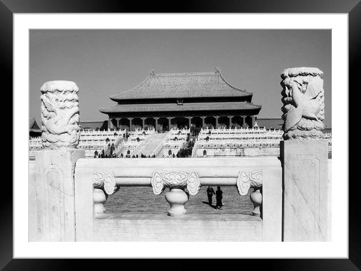 Forbidden City Beijing China Framed Mounted Print by David French
