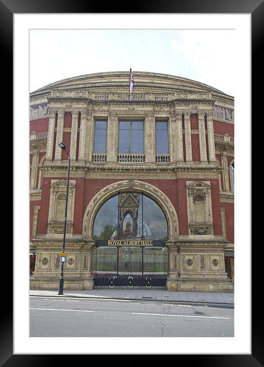 Royal Albert Hall Framed Mounted Print by David French