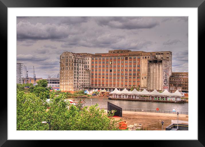 Millennium Mills Spillers Framed Mounted Print by David French